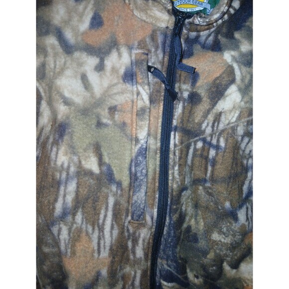 Cabelas Fleece Camouflage Vest Mens Large 42×24 Lined Sleeveless Outdoor Hunting - Picture 11 of 16